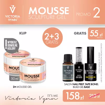 Victoria Vynn Zestaw promocyjny 2 + 3 Mousse Gel z pamięcią cieczy